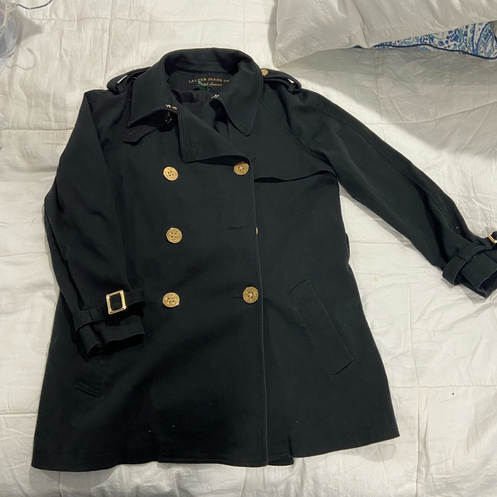 Beautiful black long coat.